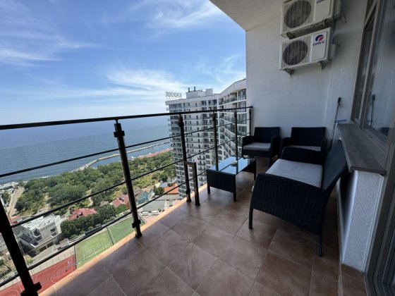 Посуточно 32 Жемчужина Каманина Аркадия терраса вид моря Одесса