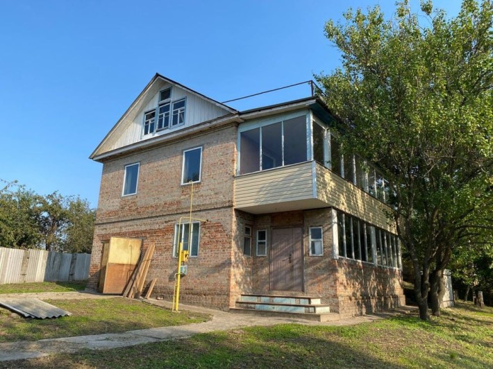 Цегляний, 2–х поверховий будинок, площею 160м.кв, не добудований - фото 1