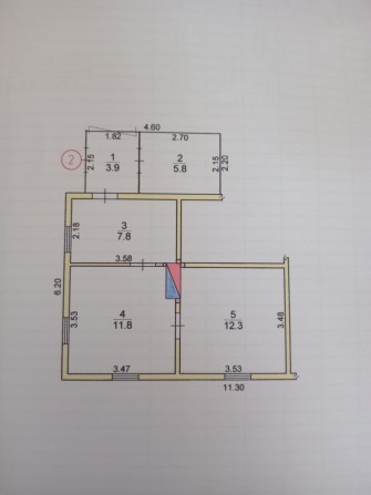 Пів будинку у центрі міста - фото 1