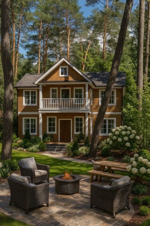 Будинок із сауною, банею та басейном біля річки - фото 1