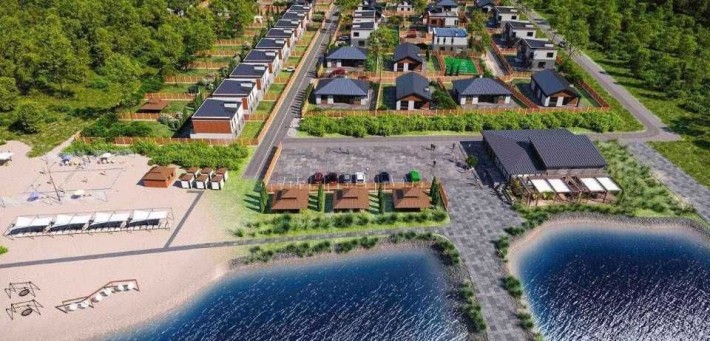 Одноповерховий котедж “Modern” 110 м2 будинок біля озера. Білогородка - фото 1