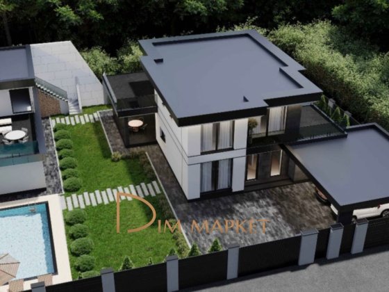 ‼️КМ в лісі. Панорамний ДІМ з басейном та спа-зоною.