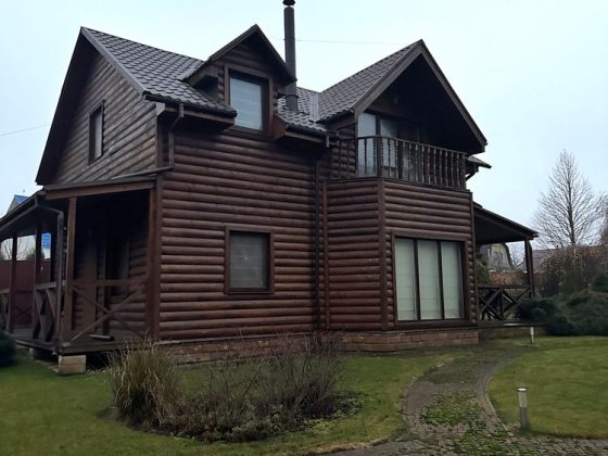 Дім з озером та видом на ліс Гнідин