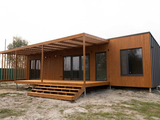 Великий, сучасний, теплий модульний будинок L1 (Liberty) Глеваха