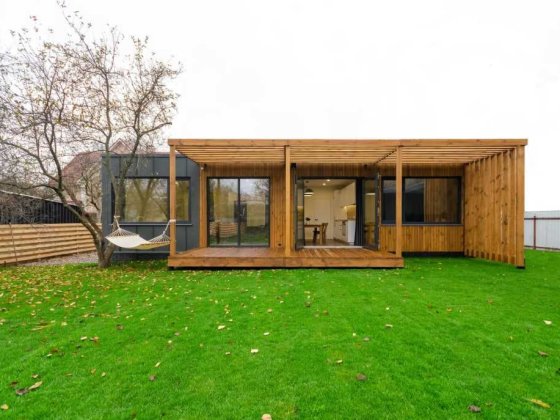 Сучасний, теплий будинок з ремонтом FlatHouse заводської збірки Глеваха