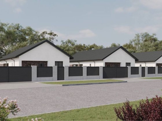 Сучасний одоповерховий дім 116 м² з терасою — с. Білогородка Гнатовка