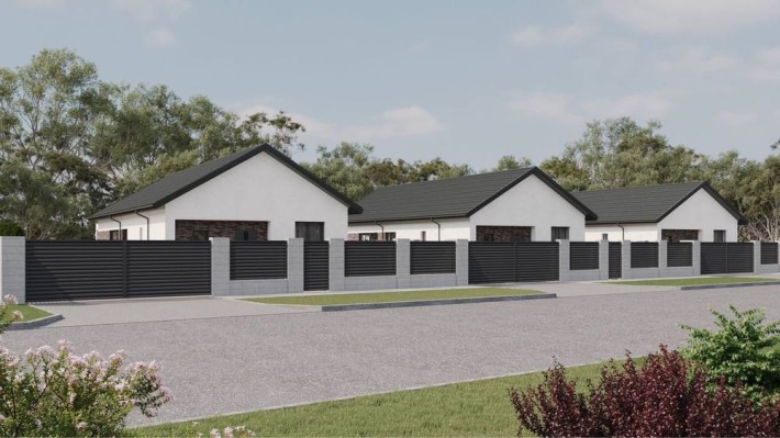 Сучасний одоповерховий дім 116 м² з терасою — с. Білогородка - фото 1