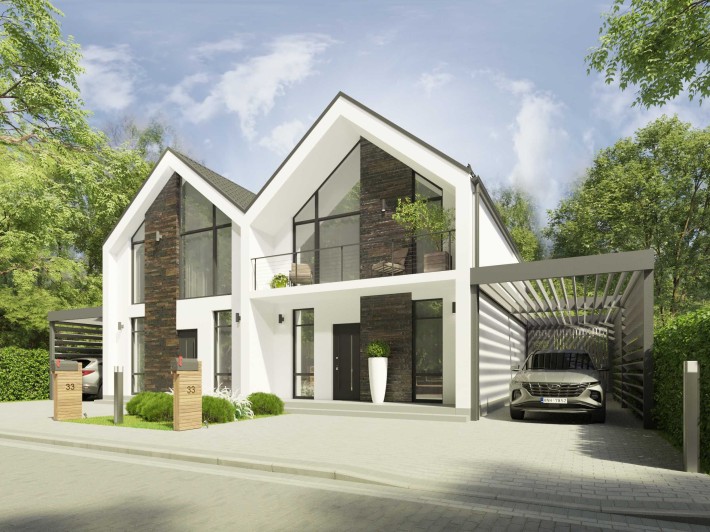 Дуплекс 87 кв.м з паркомісцем і ділянкою в КМ Gardd House - фото 1