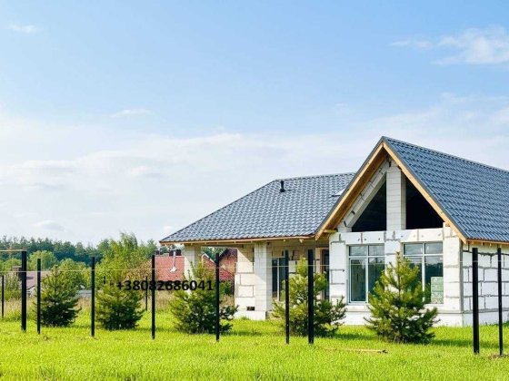 Новобудова 130кв.м+6 соток: 4 спальні,ремонт,альтанка,озеленення Путровка