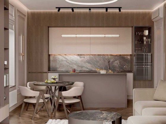 1-этажный дом с подвалом. Золотая горка. 1L55 Лиманка