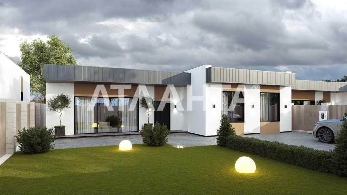 Одноэтажный современный дом на Золотой Горке - фото 1