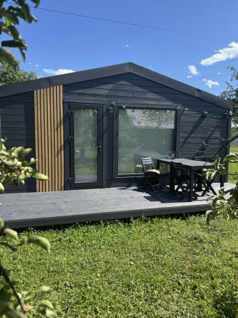 ДімТам, модульні, деревʼяні будинки для дачі та відпочинку 7*2,5м - фото 1