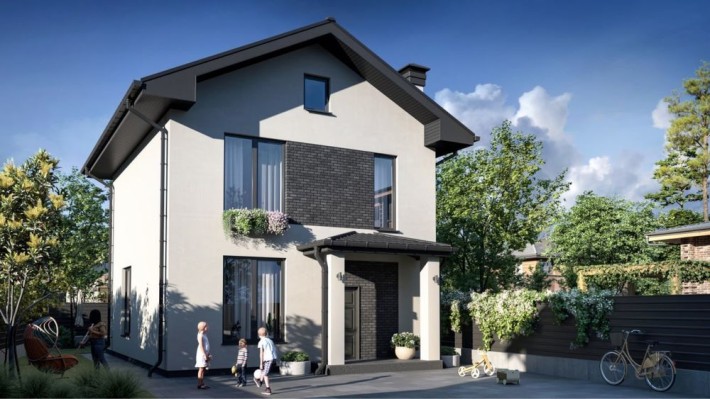 Будинок біля парку Незнайки. Газ. Центральні комунікації 4 сотки землі - фото 1