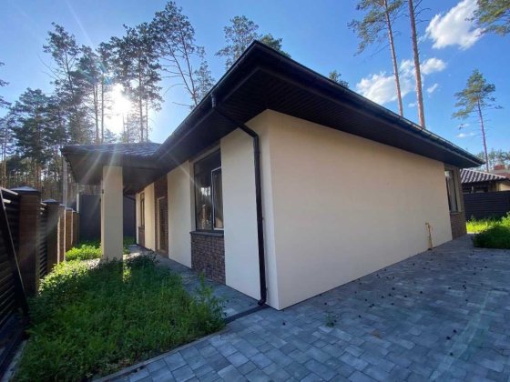 Одноповерховий цегляний, утеплений будинок в Лісовій Бучі. Буча