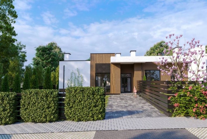 Одноповерховий котедж з повною комплектацією та міськими мережами! - фото 1