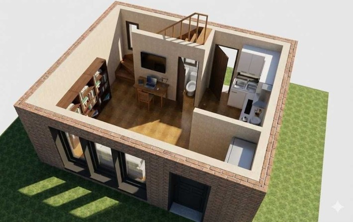 Продаж новий Будинок-таунхаус 56м2, Забудовник! Етап Будівництва - фото 1