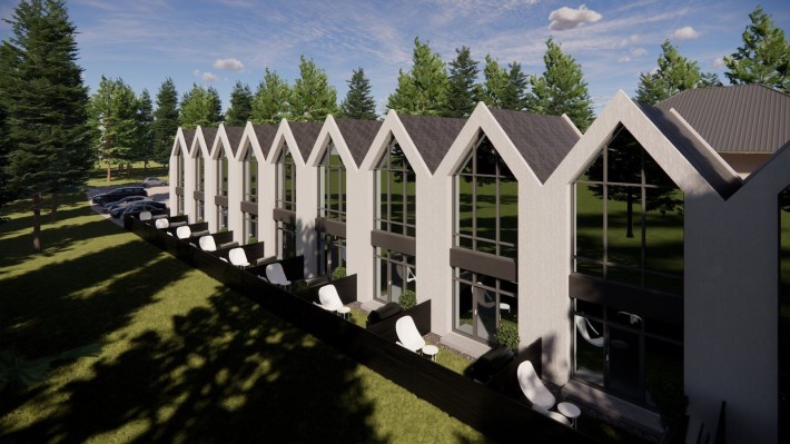 Таунхаз 45 кв. м., власний двір та парковка - фото 1