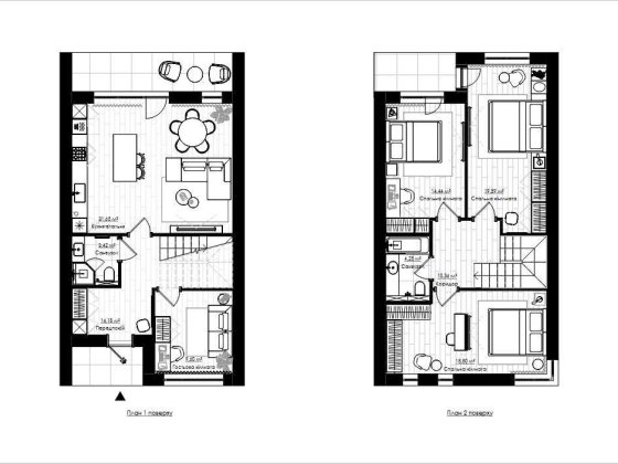 Дуплекс в Петропавлівській Борщагівці 130 кв.м на 2.2 сотках землі Петропавлівська Борщагівка