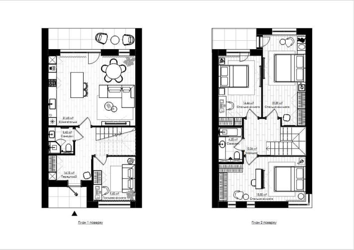 Дуплекс в Петропавлівській Борщагівці 130 кв.м на 2.2 сотках землі - фото 1