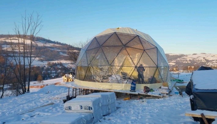 Геодом , безфундаментний будинок, Шатір/намет Сфера, Геокупол, - фото 1