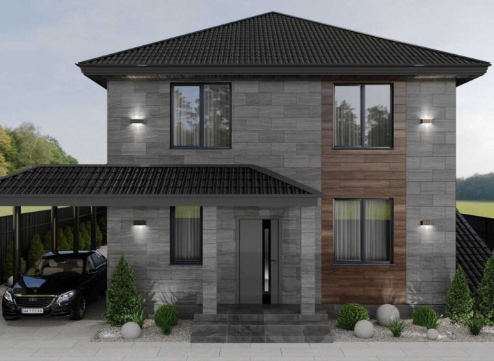 Будинок з басейном у Софіївській Борщагівці, 150 кв.м. - фото 1