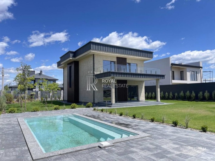 Продаж Сучасного 4к Будинку Петропавлівська Борщагівка Басейн Газ - фото 1