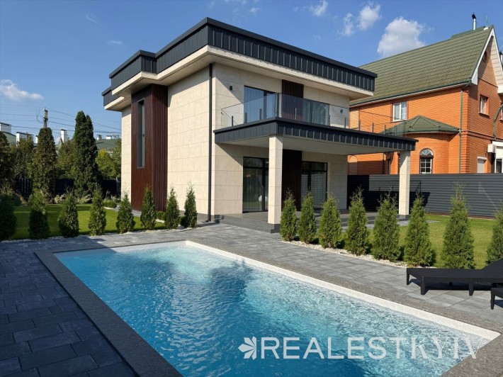 Новий будинок з басейном та газовим котлом, Петропавлівська Борщагівка - фото 1