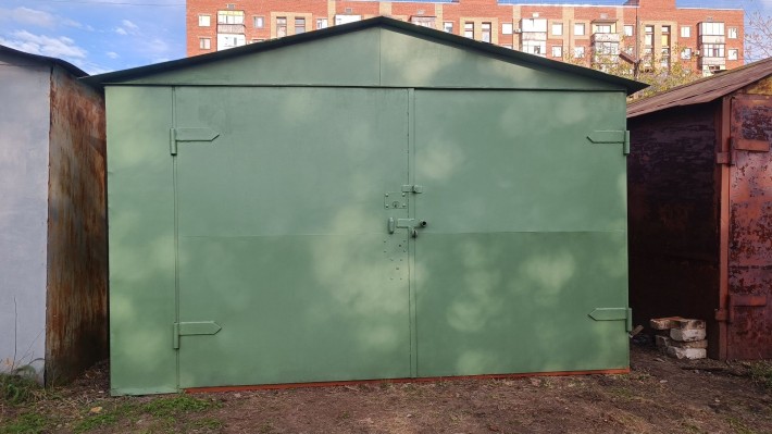 Гараж металлический 6.1х3.5 - фото 1