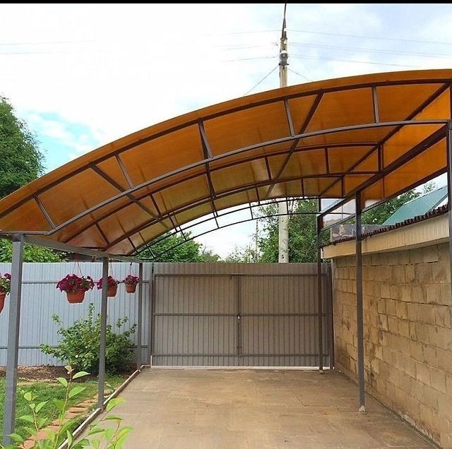 Навес для парковки авто - фото 1