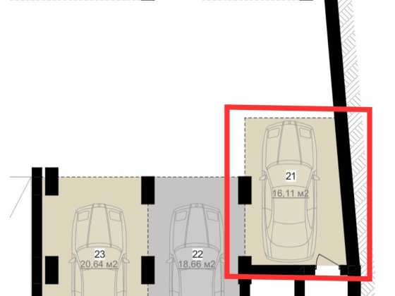 Продаж паркомісця ЖК D2 вул. Дашкевича Львов