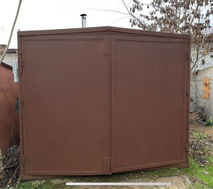 Металический гараж /контейнер/ бокс - фото 1