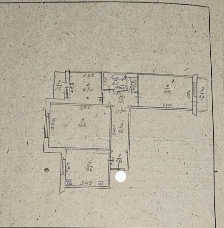 Продам 3х квартира на Дачном, Киевская 107 - фото 1