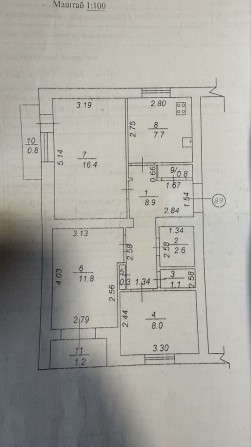 Квартира трикімнатна Можна по сертифікату - фото 1