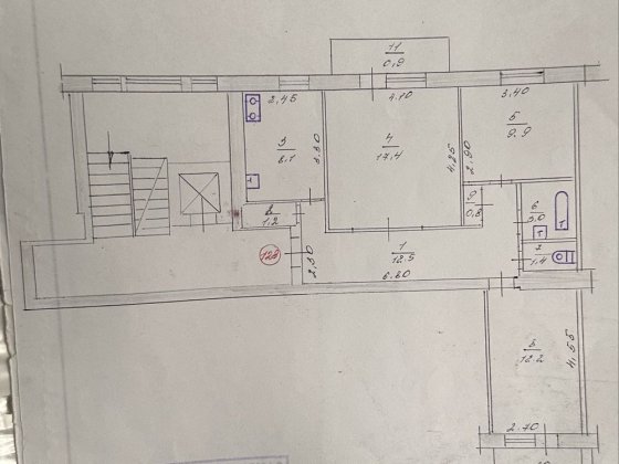 Трехкомнатная квартира Александрия