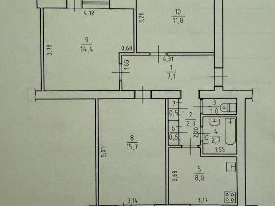 Продається простора 3-кімнатна квартира + Дача Глухів