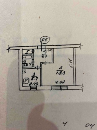 Продам однокімнатну квартиру в р-ні 6 школи на першому поверсі - фото 1