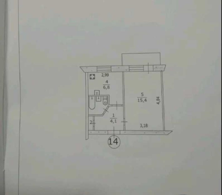 Затишна 1-кімнатна квартира на вул. Миру - фото 1