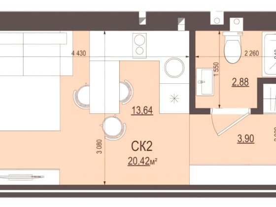 Продам смарт квартиру м.Гостомель Гостомель