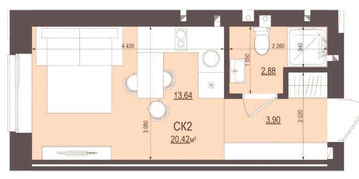 Продам смарт квартиру м.Гостомель - фото 1