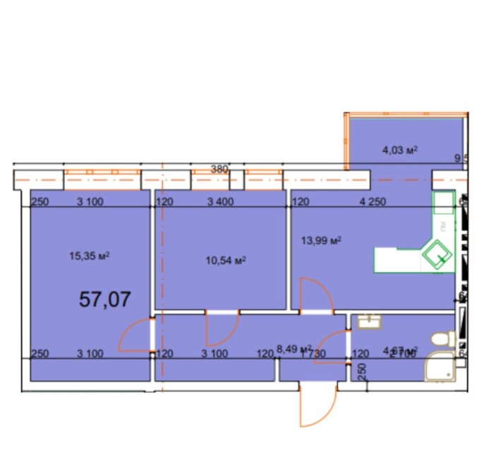 2 кім квартира, Калуш, АКЦІЯ, Відділ продажу - фото 1