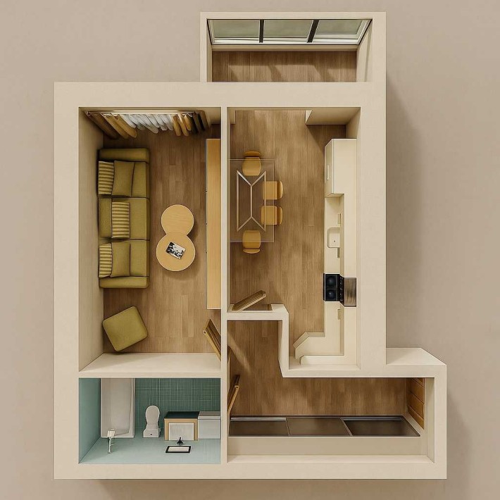 Встигніть придбати! Остання квартира на 5 поверсі. Знижки до -60$/м2! - фото 1