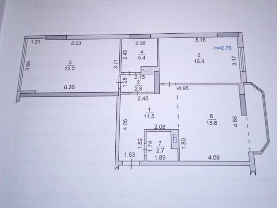 Продам 2к квартиру большой площади! С видом на Море! Черноморск