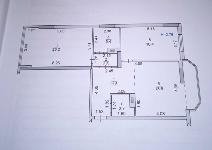 Продам 2к квартиру большой площади! С видом на Море! - фото 1
