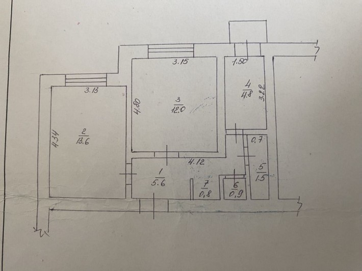 2-кімнатна квартира 39,8кв.м. Костянець - фото 1