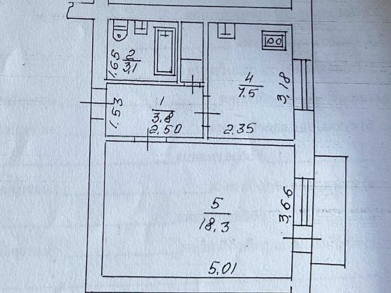 1 кім. квартира в Люблинці Ковель