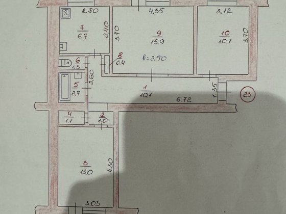 Продам трьохкімнатну квартиру Ковель