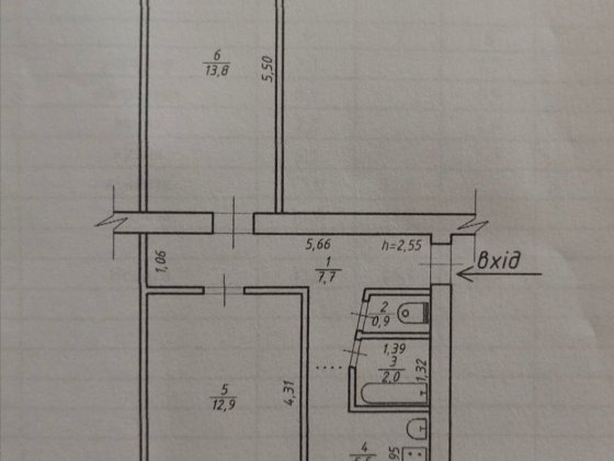 Квартира 2х кімнатна в центрі міста Конотоп