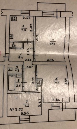 Продам 3х кімнатну квартиру в центрі міста - фото 1