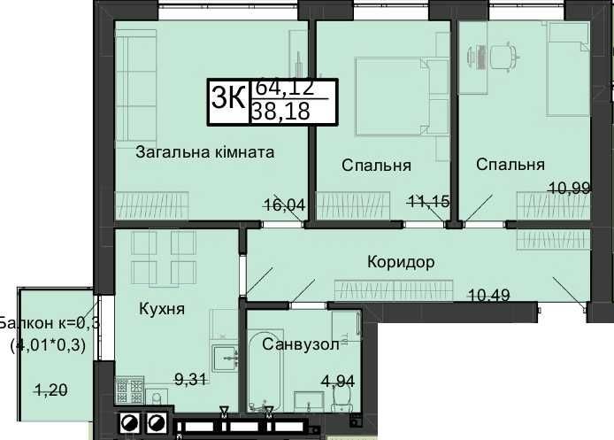 Продаж квартири в Кременці - фото 1