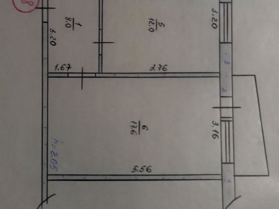 Двокімнатна квартира з автономним газовим опаленням Лозова